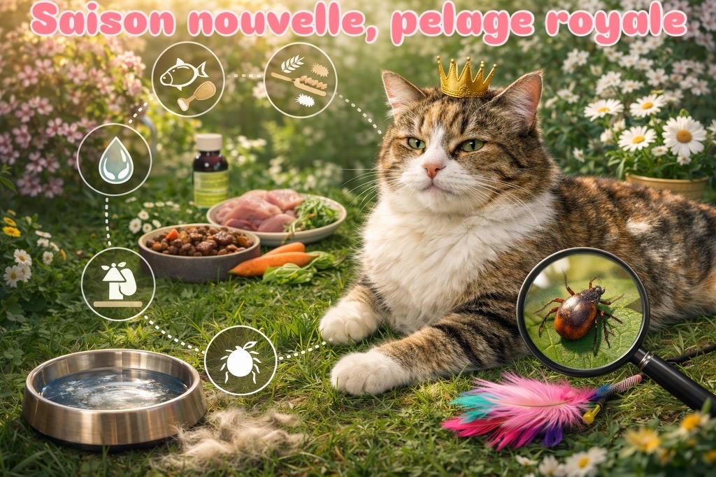 Le printemps et votre chat