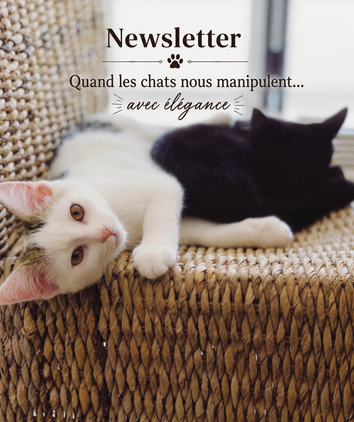 Quand les chats nous manipulent… avec élégance